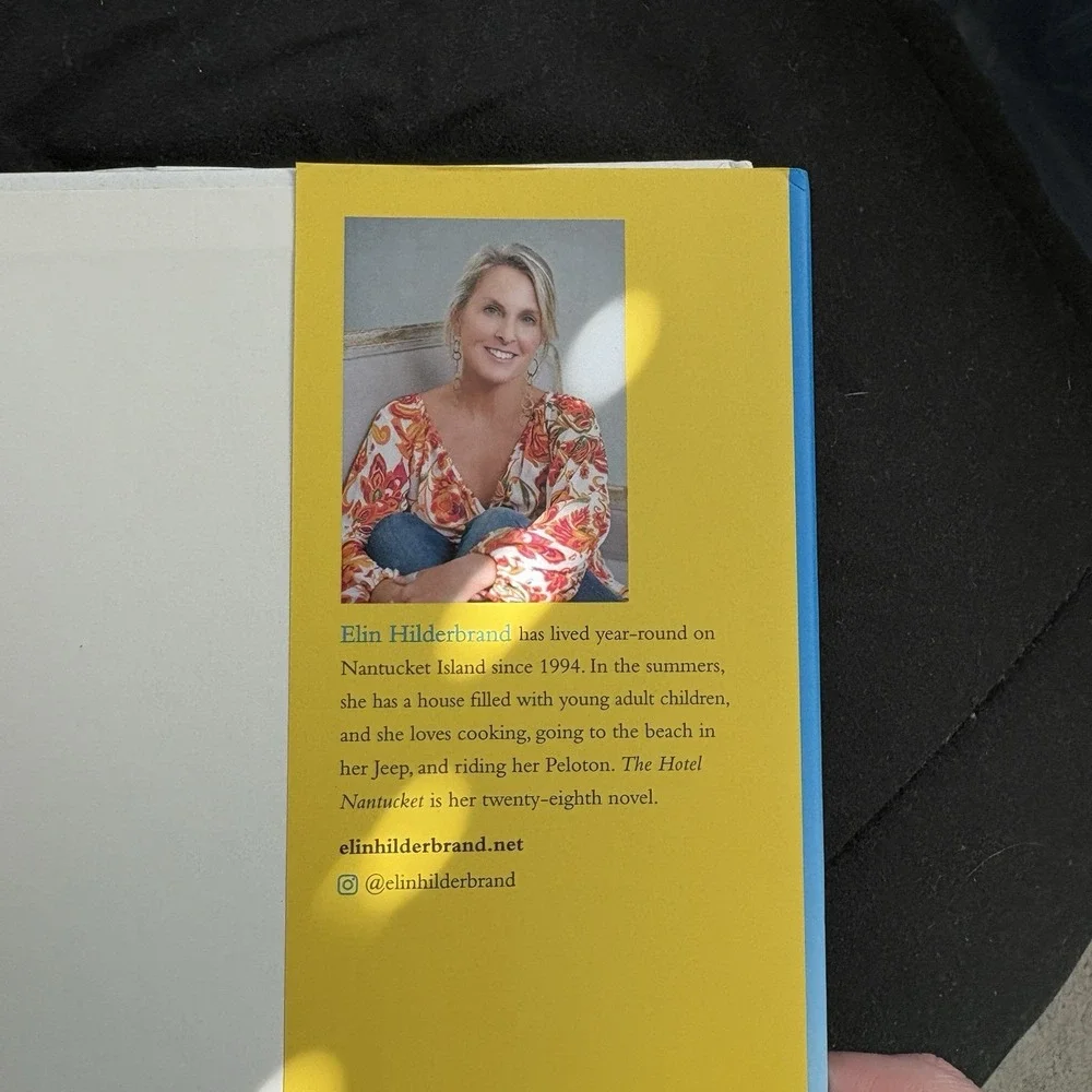 The Hotel Nantucket Elin Hilderbrand Hardcover FIRST EDITION Good Used Condition